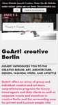 Mobile Screenshot of goart-berlin.de